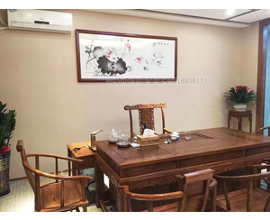 国画定制 荷花 4尺整张 <strong>书画装裱</strong>181
