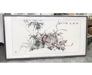梅花国画装裱