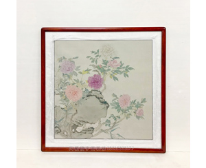 广州装裱 丝绢画