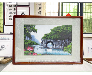 天河苏绣装裱画框